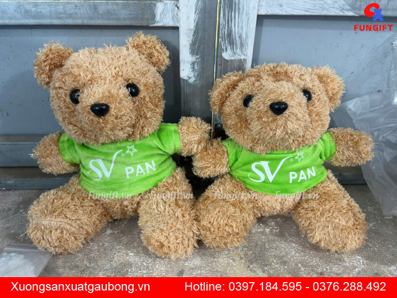 Mẫu gấu bông in số lượng lớn