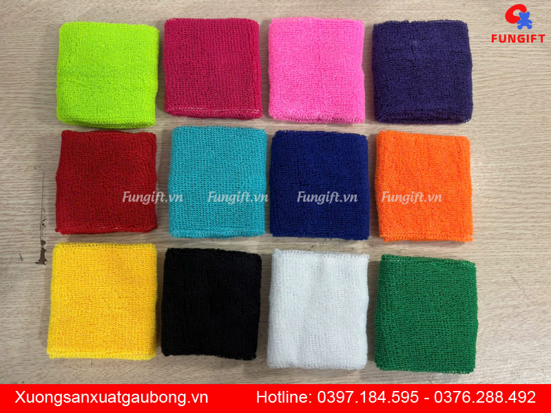 Tổng hợp mẫu băng đô tay tại xưởng