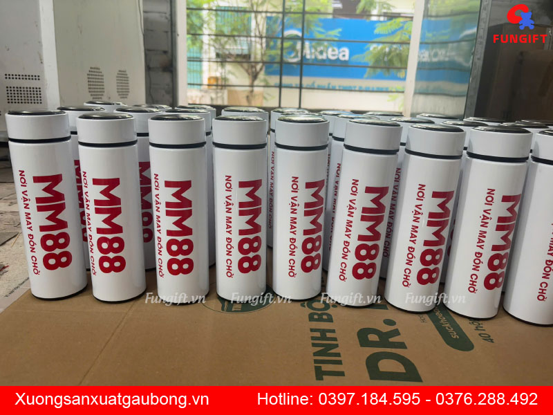 Bình nước giữ nhiệt in logo theo yêu cầu