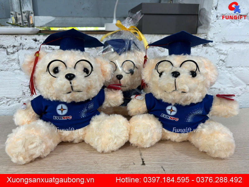 Gấu bông in logo theo yêu cầu