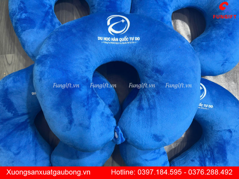 Gối du lịch chữ U quà tặng doanh nghiệp giá rẻ