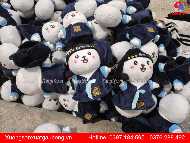 Móc khoá gấu bông Hàn Quốc