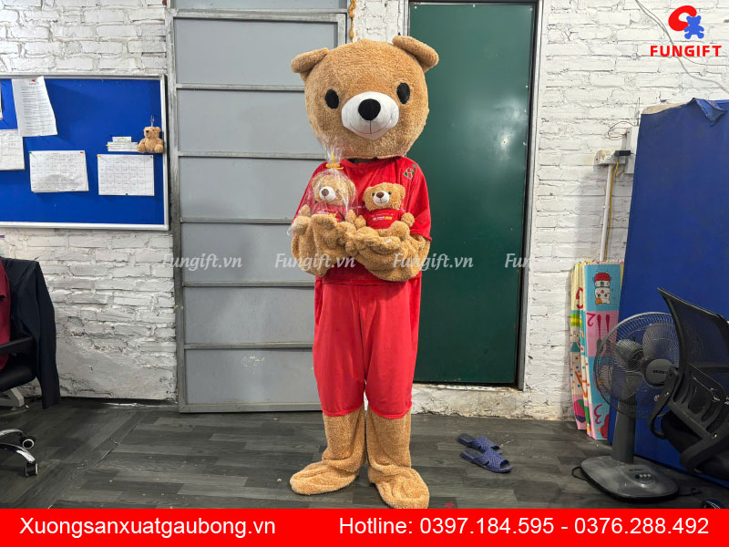 Sản xuất gấu bông thiết kế thú nhồi bông theo yêu cầu