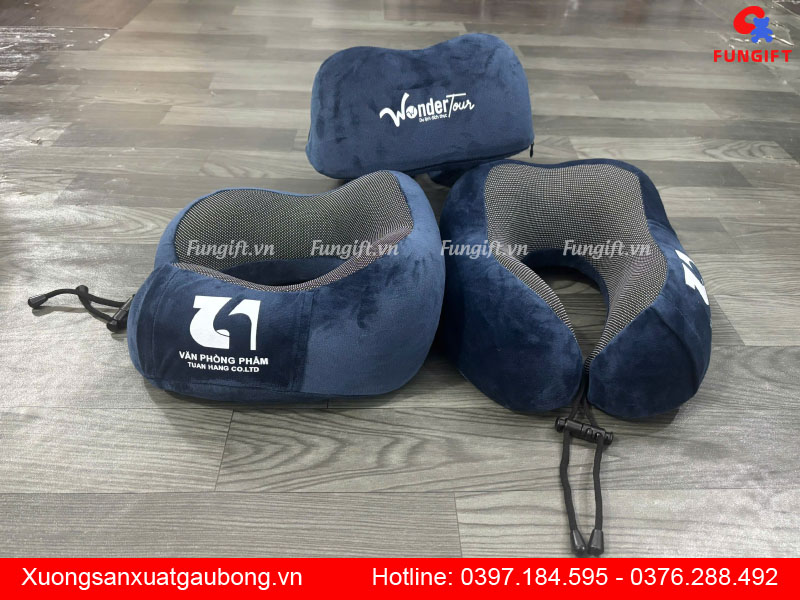 Xưởng may gối kê cổ chữ U cao su non