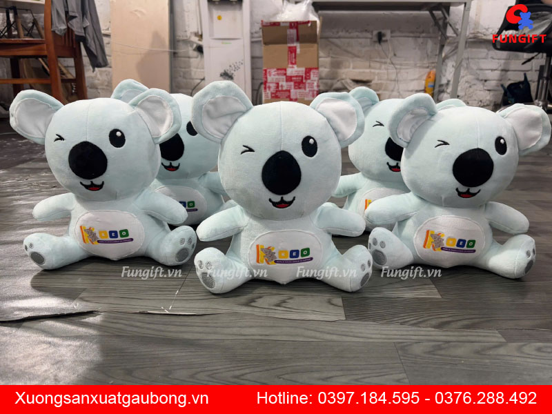Cung cấp gấu bông sản xuất in logo