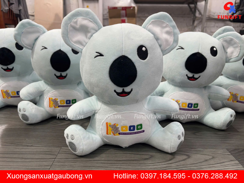 Đặt hàng gấu bông koala sản xuất in tên