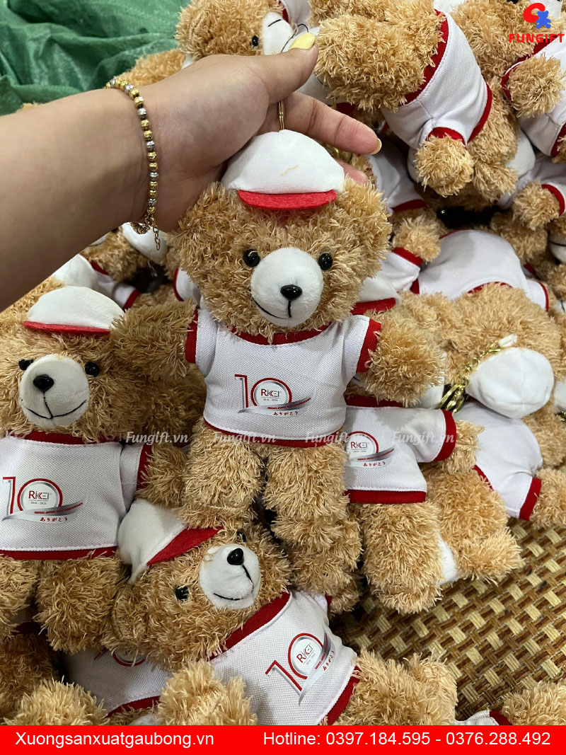 Đặt in phụ kiện gấu móc khóa