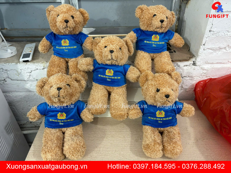 Gấu bông in logo làm quà tặng