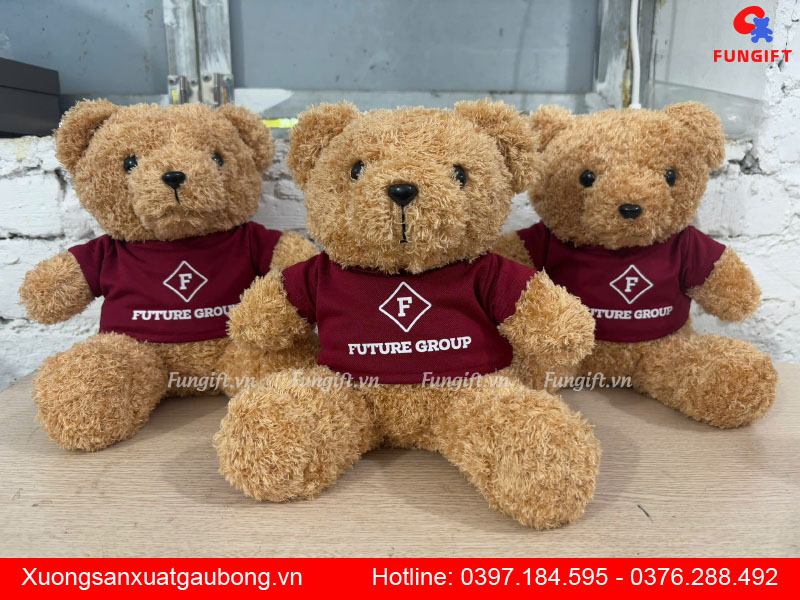 In logo gấu bông làm quà tặng