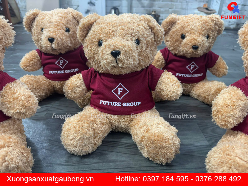 Mẫu gấu bông in logo giá rẻ
