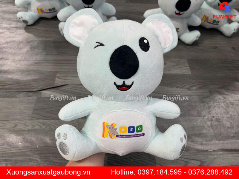 Xưởng sản xuất gấu bông in logo Hà Nội