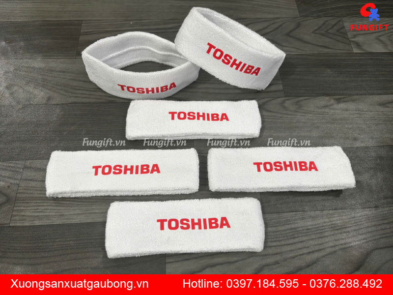 Băng đô chặn mồ hôi trán thấm hút mồ hôi in logo