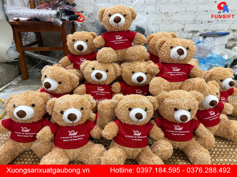 Đặt làm gấu bông theo yêu cầu Hà Nội
