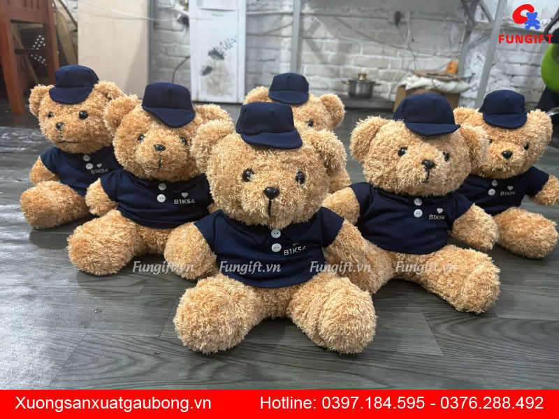 Gấu bông in logo quảng cáo