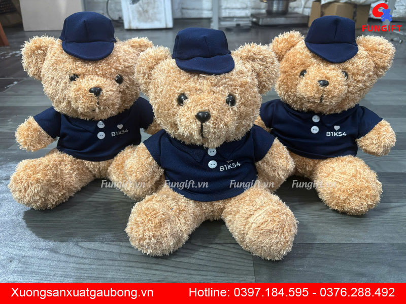 Gấu bông in logo theo yêu cầu