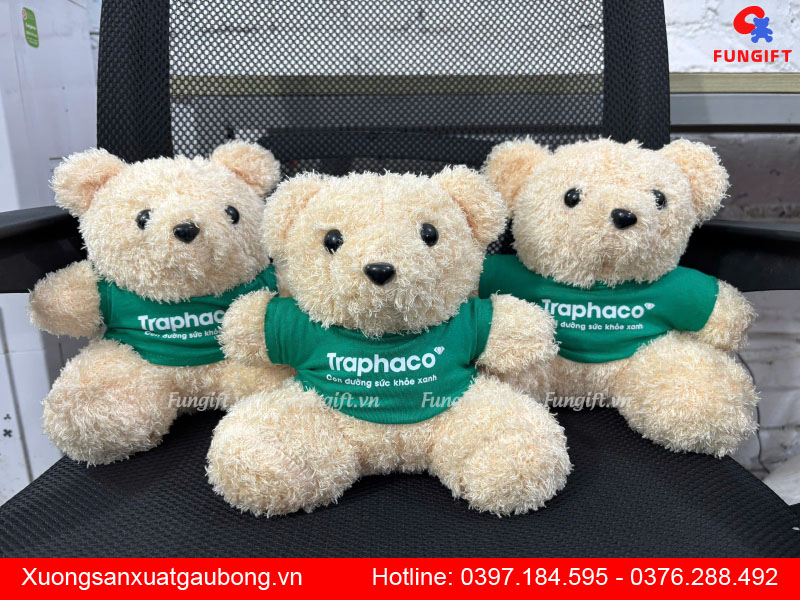 Gấu bông in logo theo yêu cầu