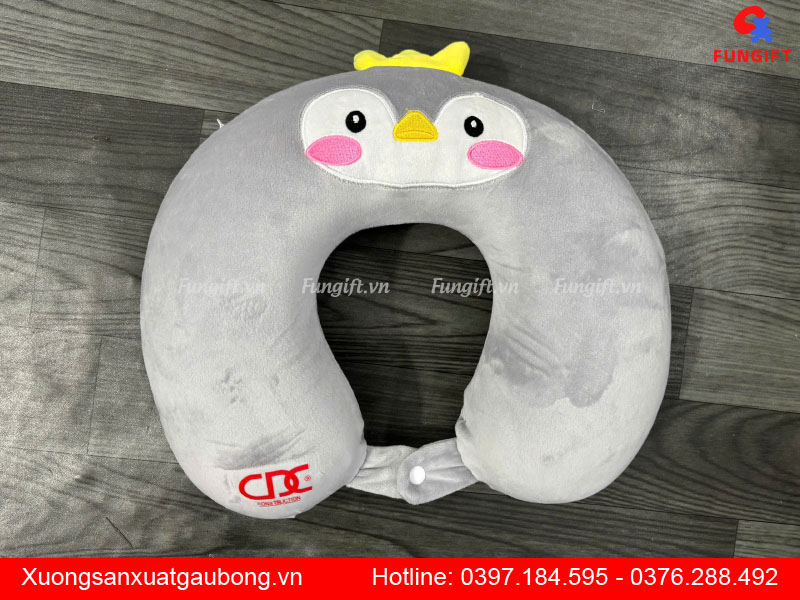Gối chữ U kê cổ chống đau mỏi vai gáy cho văn phòng