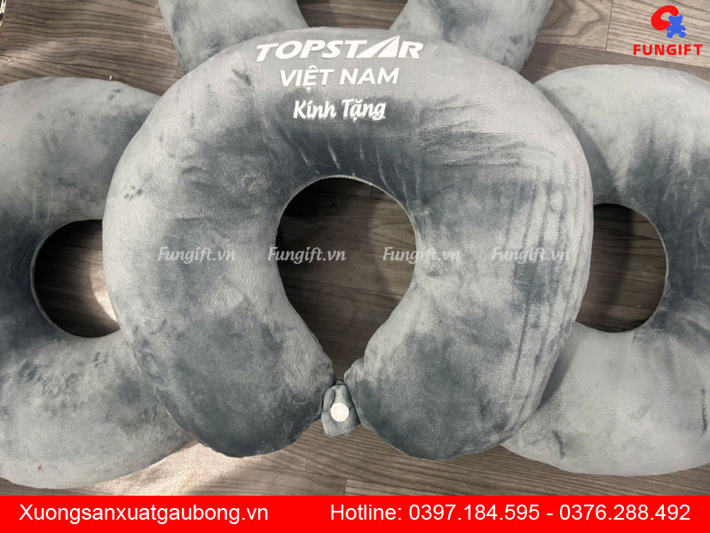 Gối du lịch chữ U quà tặng doanh nghiệp giá rẻ