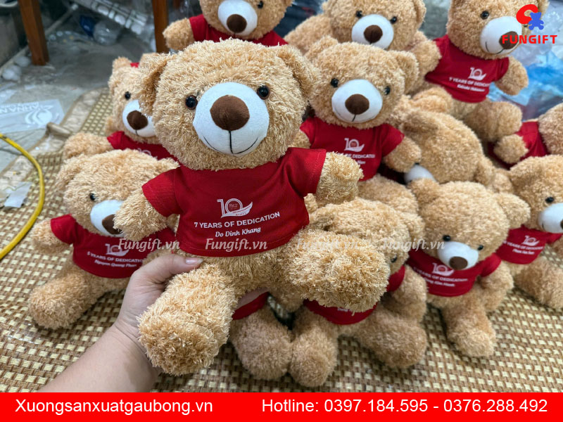 In gấu bông theo yêu cầu