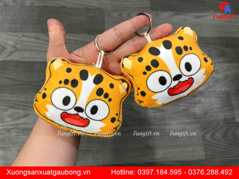 Móc khoá gấu bông làm quà tặng doanh nghiệp