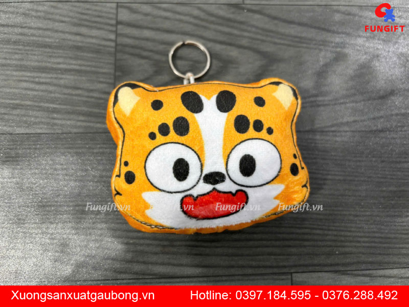 Móc khoá gấu bông treo balo