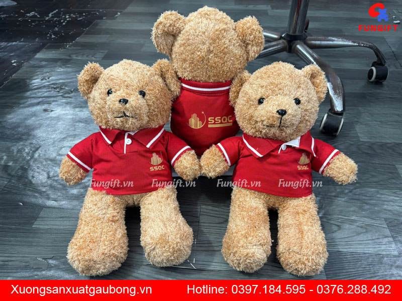 Đặt in gấu nhồi bông số lượng lớn