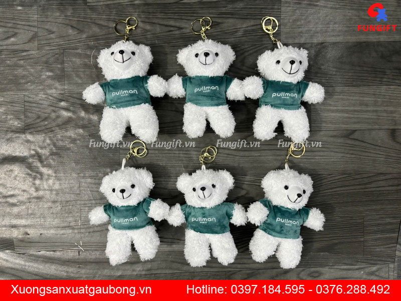 Xưởng in gấu móc khóa số lượng lớn