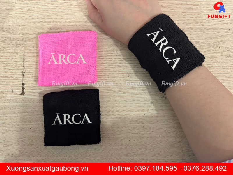 Băng đô thể thao đeo tay in logo theo yêu cầu