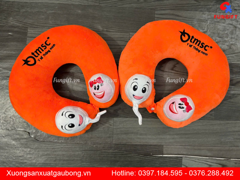 Đặt may gối cổ, gối chữ U theo yêu cầu