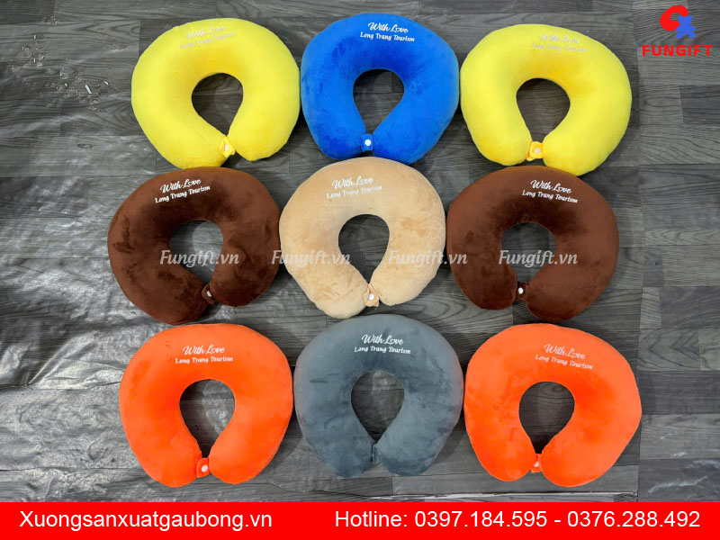 Đặt may gối cổ, gối chữ U theo yêu cầu