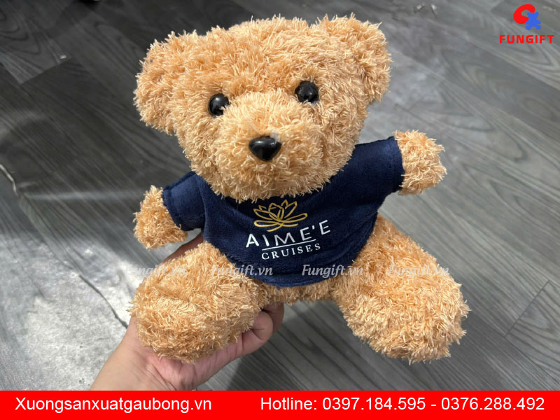 Gấu bông in logo theo yêu cầu