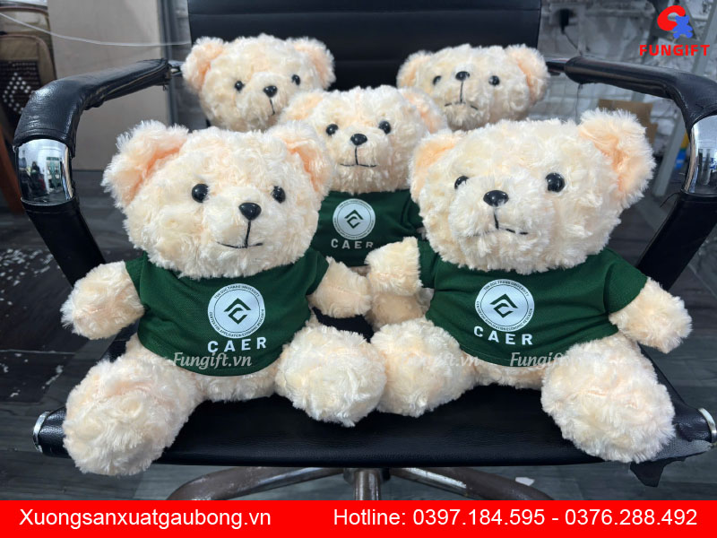 Gấu bông in logo theo yêu cầu