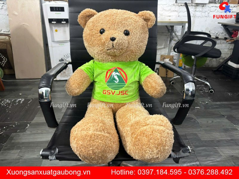 Gấu bông quà tặng in logo