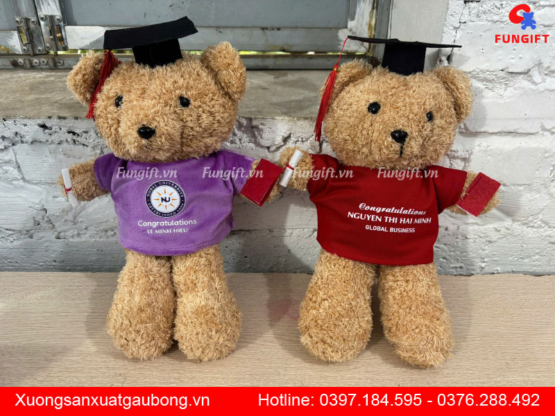 Gấu bông tốt nghiệp cử nhân quà tặng
