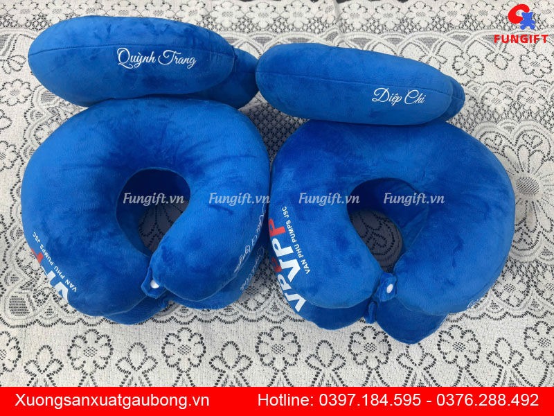Gối kê cổ in logo theo yêu cầu