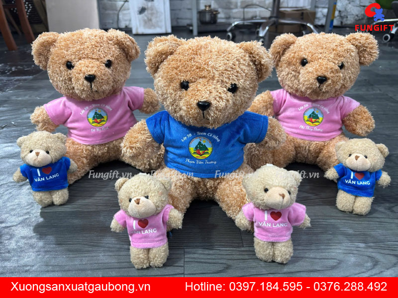 In gấu bông theo yêu cầu