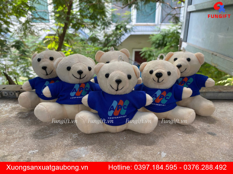 Móc khoá nhồi bông theo yêu cầu