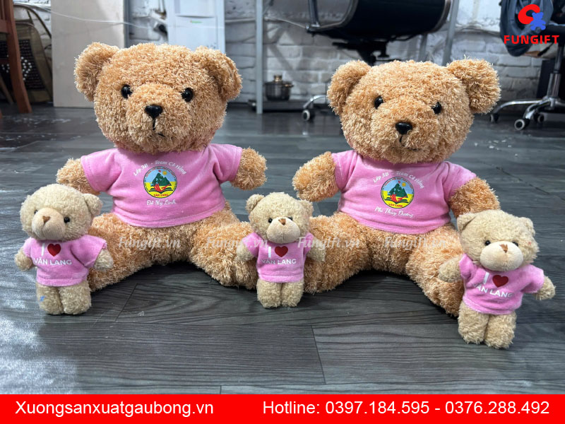 Xưởng làm gấu bông theo yêu cầu