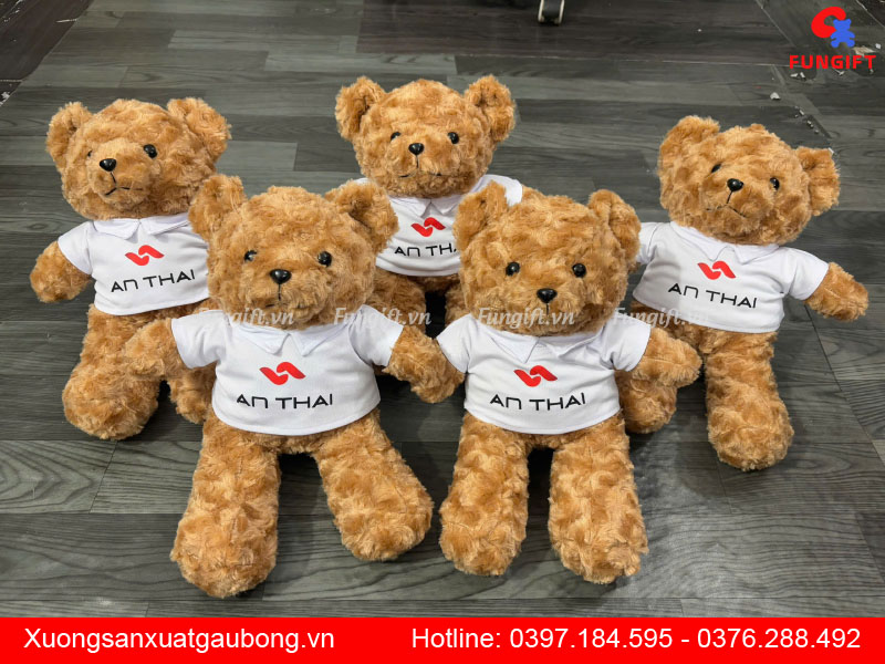 Đặt làm gấu bông theo yêu cầu số lượng ít