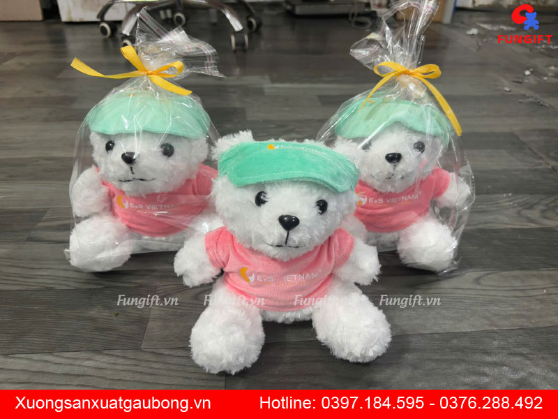Gấu bông in logo công ty