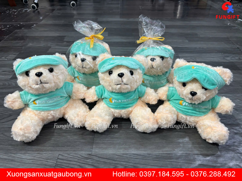 Gấu bông in logo theo yêu cầu