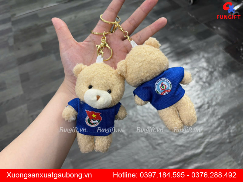 Gấu bông quà tặng in logo