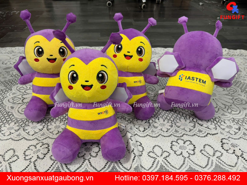 Gấu bông thương hiệu in logo quà tặng doanh nghiệp quảng cáo