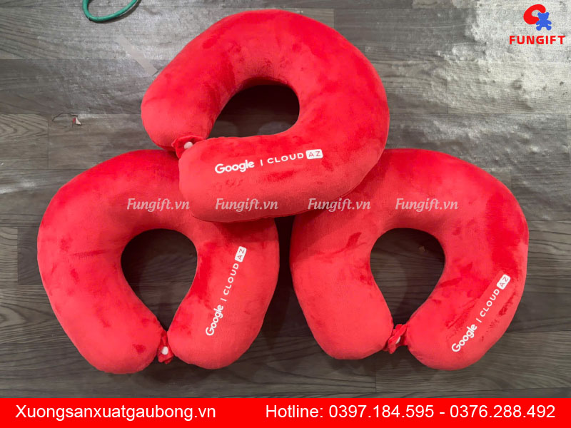 Gối kê cổ in logo theo yêu cầu