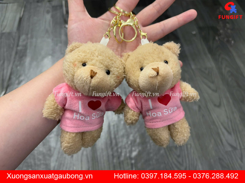 In ấn gấu bông quà tặng doanh nghiệp