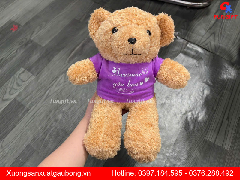 In gấu bông theo yêu cầu