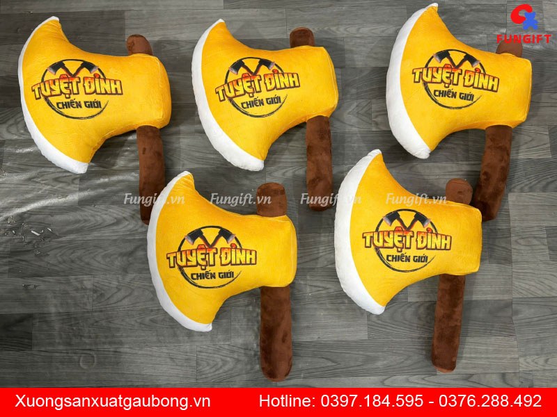 In logo lên gấu bông