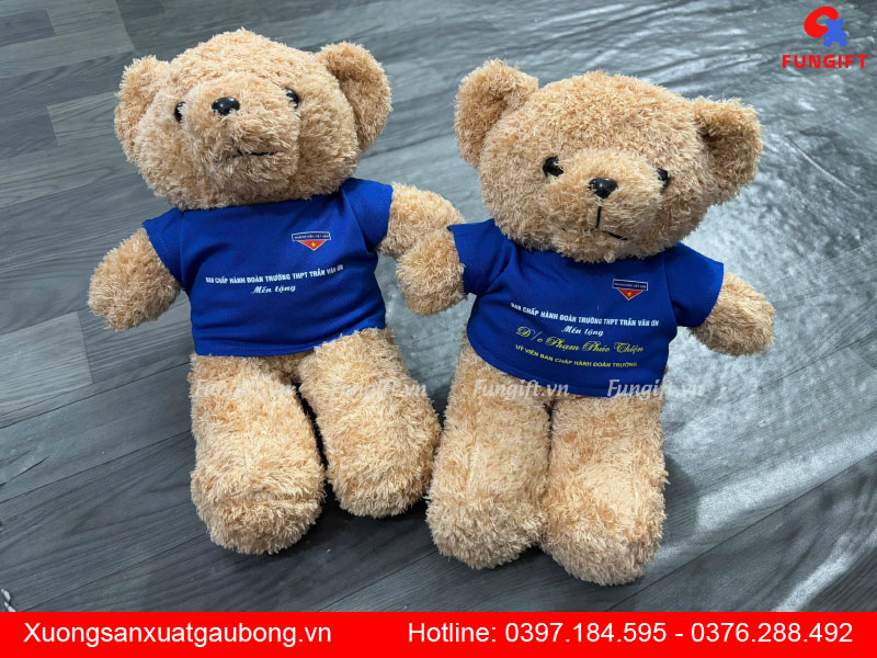 Xưởng sản xuất gấu bông in logo giá rẻ